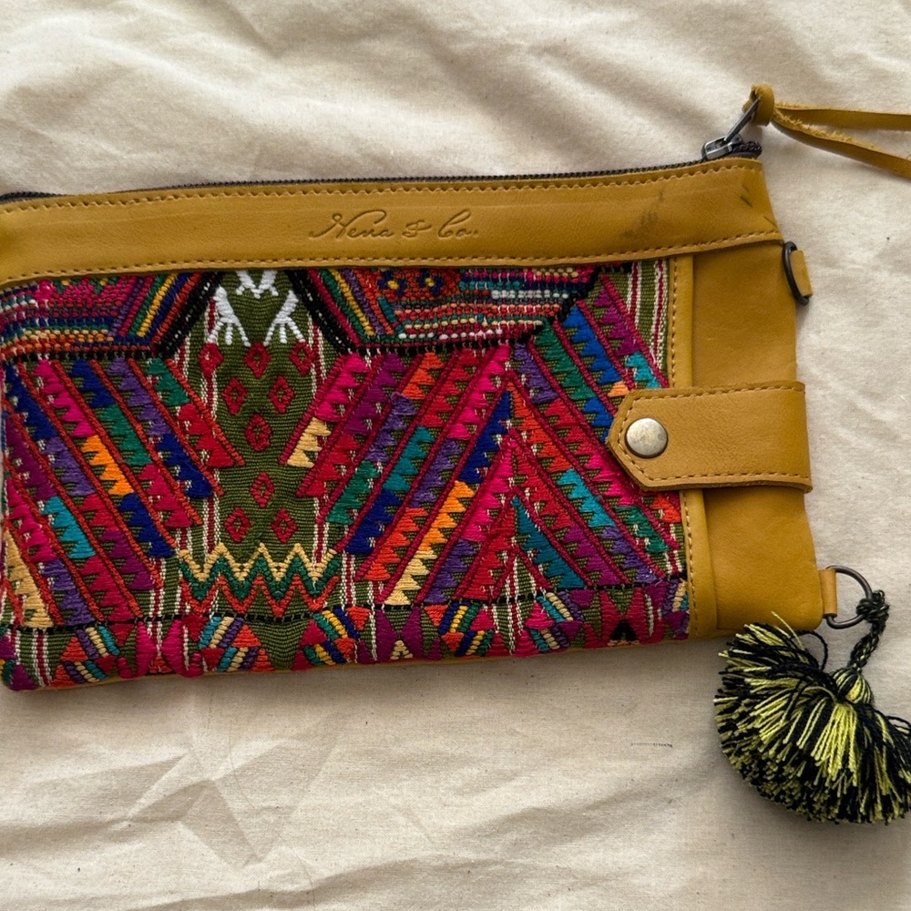 Nena and Co, Everything clutch - One of a Kind Collection - Mustard
